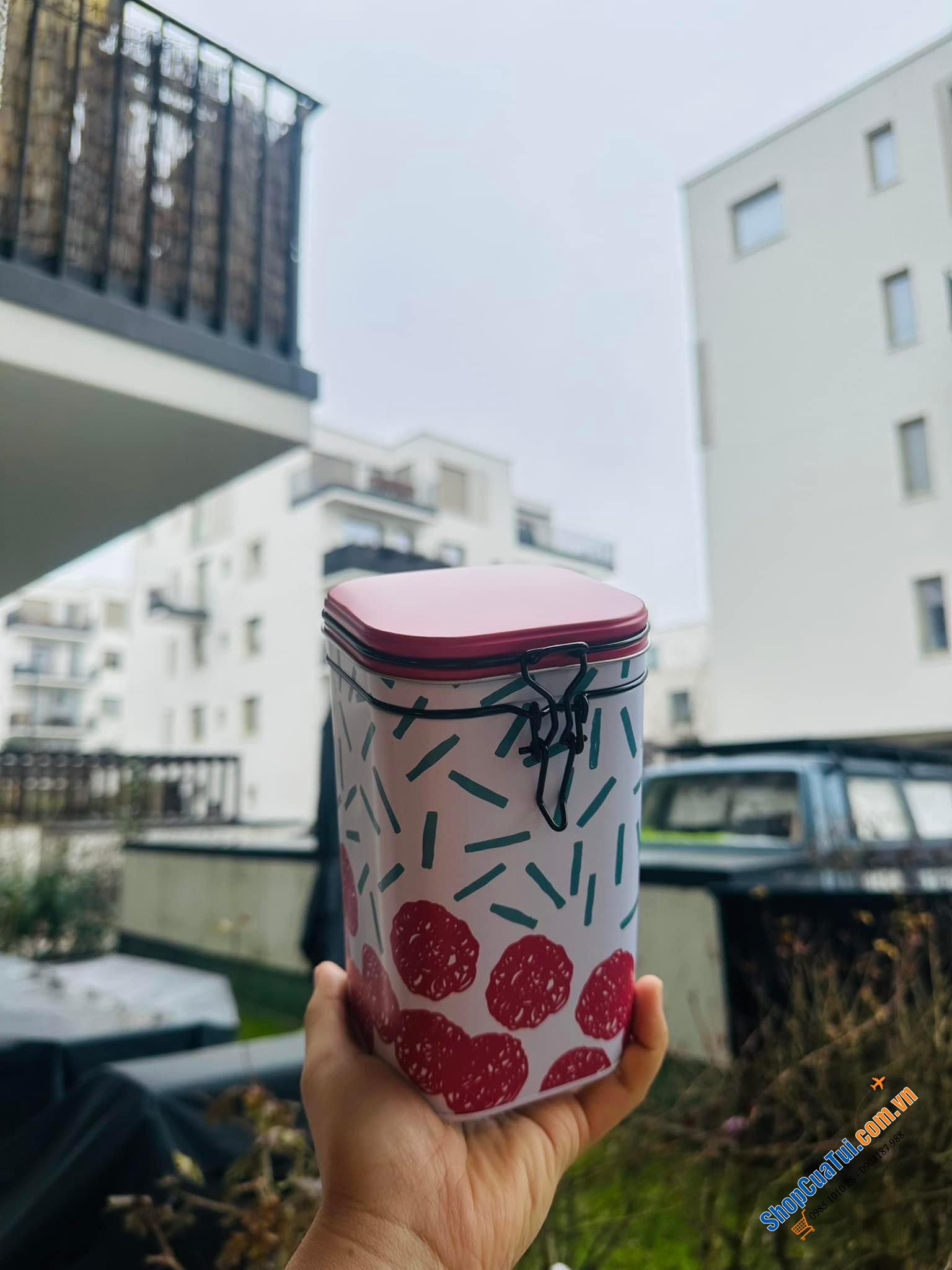 Hộp đựng cafe, trà Eigenart nội địa Đức siêu đẹp siêu xinh.