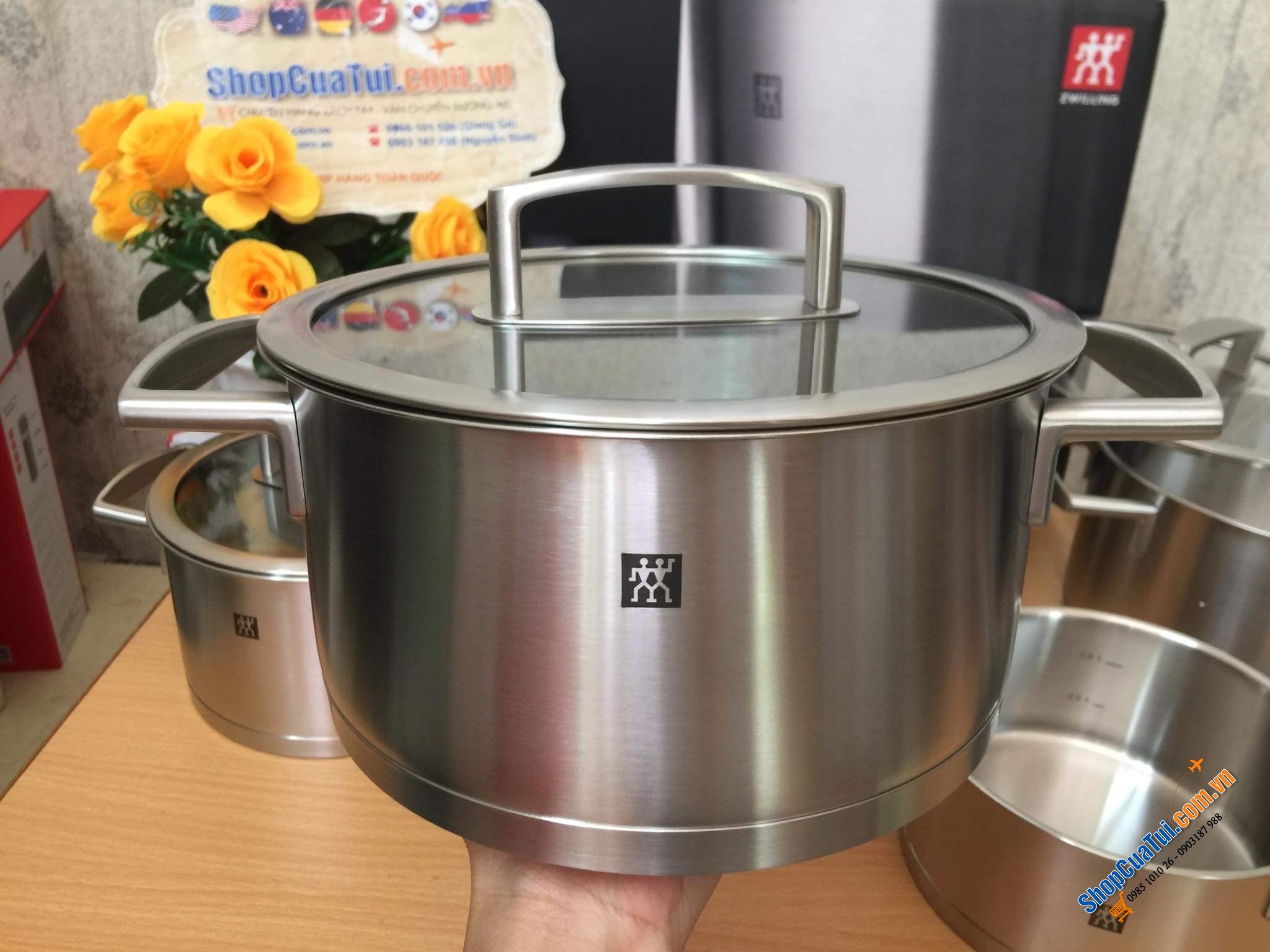 BỘ NỒI ZWILLING VITALITY 8 MÓN - Đỉnh cao của Zwilling và cũng đắt đỏ nhất của Zwilling