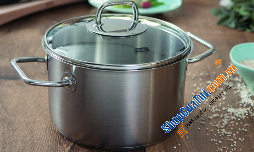 Bộ nồi Fissler Viseo 6 món Made in Germany 5 nồi 1 quánh