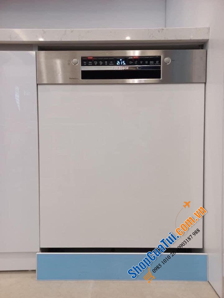 Máy Rửa Bát Âm tủ Bosch SMI6ZCS00E seri 6 với công suất rửa 14 bộ bát đũa Châu Âu, gồm 6 chương trình rửa cơ bản, tiết kiệm năng lượng
