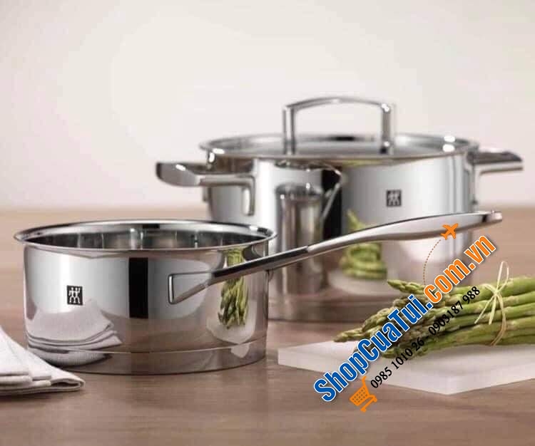 BỘ NỒI ZWLLING VITANITY 4 MÓN phù hợp với mọi loại bếp, kèn chảo tiện dụng
