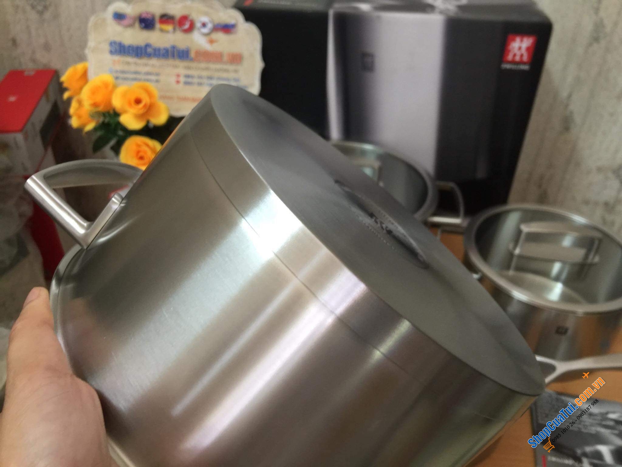 BỘ NỒI ZWLLING VITANITY 4 MÓN phù hợp với mọi loại bếp, kèn chảo tiện dụng