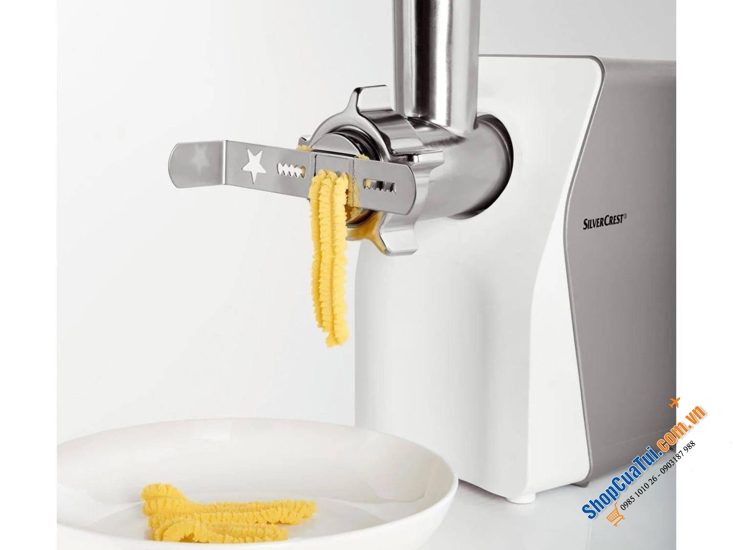Máy xay thịt, làm xúc xích, ép bánh quy,... đa năng Silvercrest