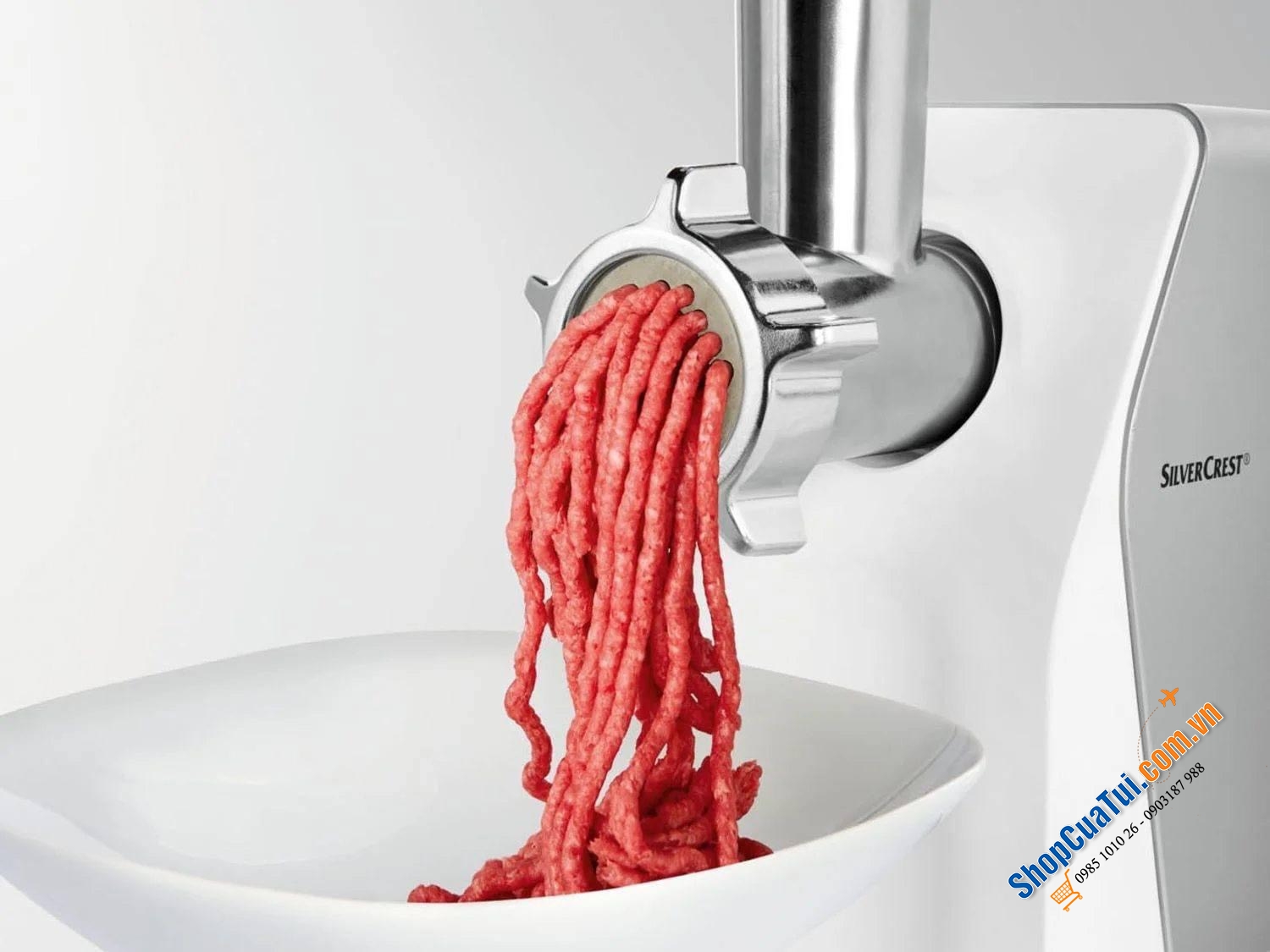 Máy xay thịt, làm xúc xích, ép bánh quy,... đa năng Silvercrest