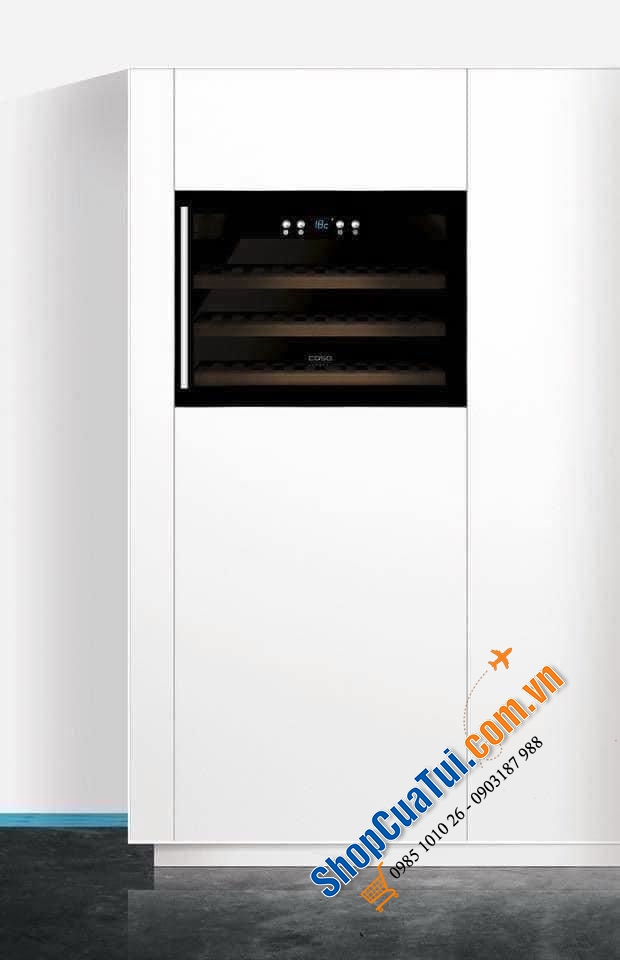 Tủ Bảo Quản Rượu Vang Âm Tủ CASO WineSafe 18 EB - 628 - Tủ rượu Caso 18 chai lắp âm - TRỮ RƯỢU CỰC SANG
