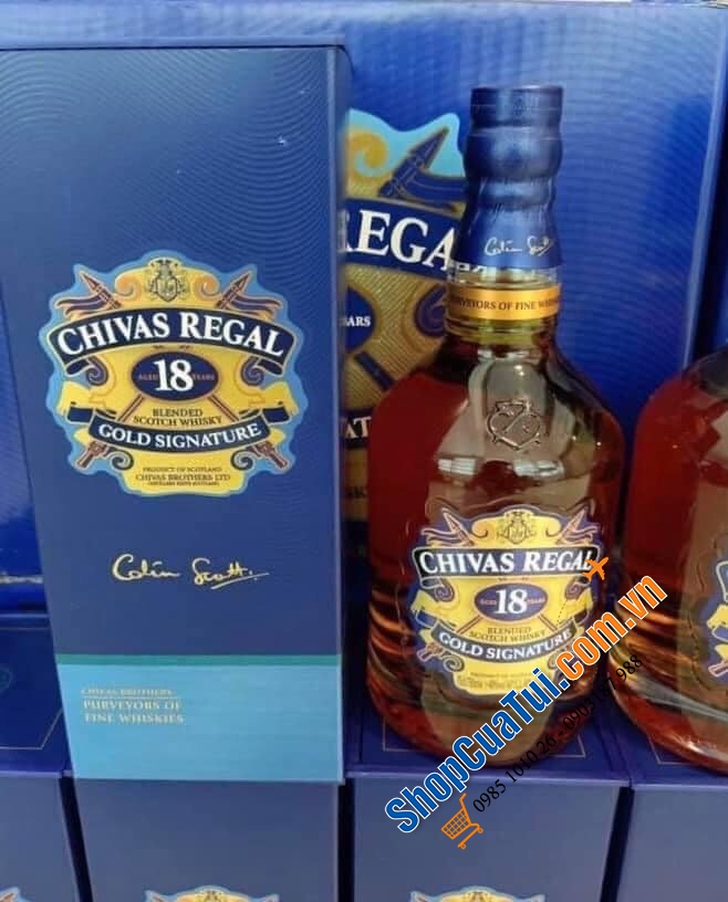 Rượu CHIVAS REGAL 18 - Xách tay Đức - Chivas 18 không chỉ là giá trị, mà còn là đẳng cấp và siêu chất lượng