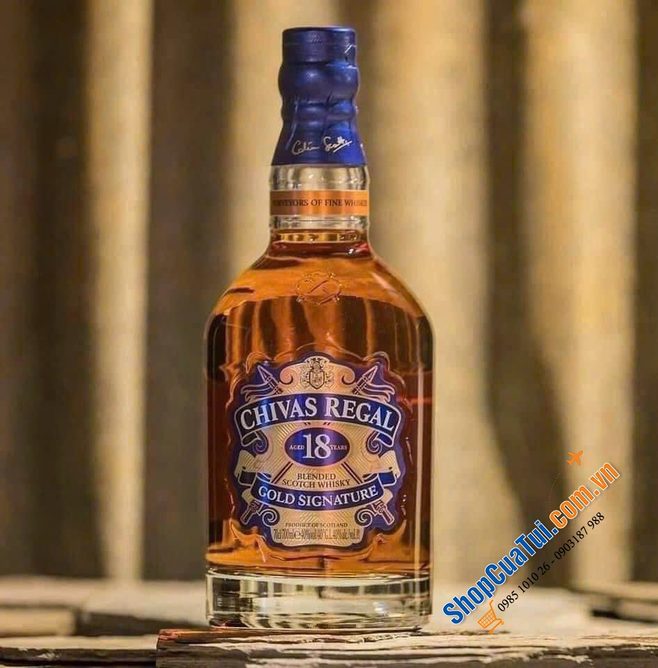 Rượu CHIVAS REGAL 18 - Xách tay Đức - Chivas 18 không chỉ là giá trị, mà còn là đẳng cấp và siêu chất lượng