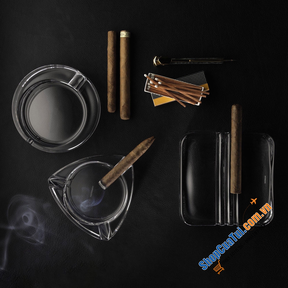 Gạt Tàn Nachtmann Cigar 52815 Zigarrenascher Dreieckig gần giống hình tam giác, phù hợp xì gà, thuốc lá,...