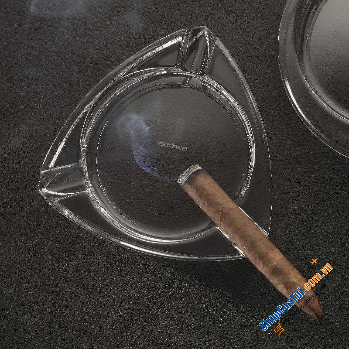 Gạt Tàn Nachtmann Cigar 52815 Zigarrenascher Dreieckig gần giống hình tam giác, phù hợp xì gà, thuốc lá,...
