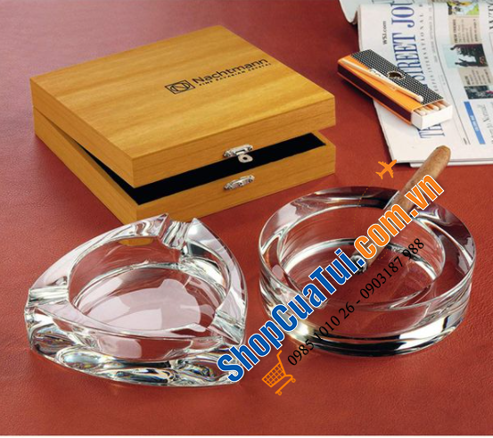 Gạt Tàn Nachtmann Cigar 52815 Zigarrenascher Dreieckig gần giống hình tam giác, phù hợp xì gà, thuốc lá,...