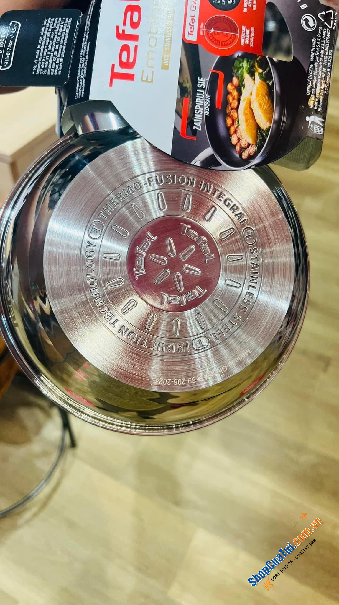 CHẢO RÁN TEFAL EMOTION 18 CM.