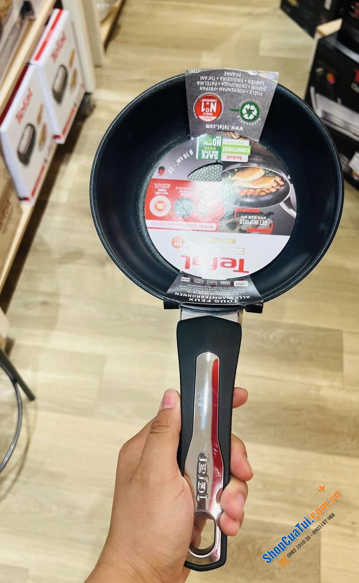 CHẢO RÁN TEFAL EMOTION 18 CM.
