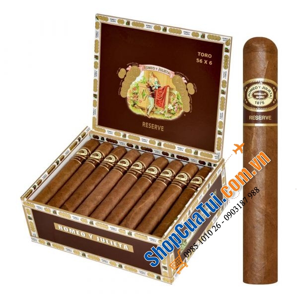 Cigar Romeo Y Julieta Reserva Toro  - Hộp 27 điếu xì gà