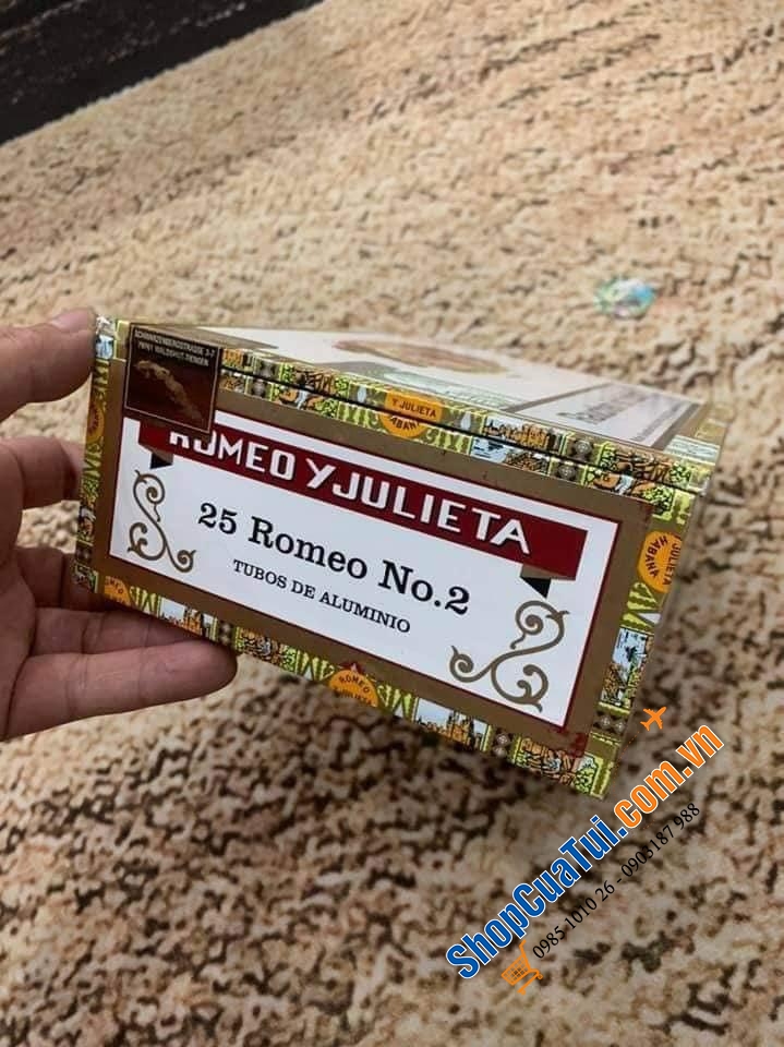 Xì gà Romeo Y Julieta Romeo No.2 Tubos – Hộp 25 điếu