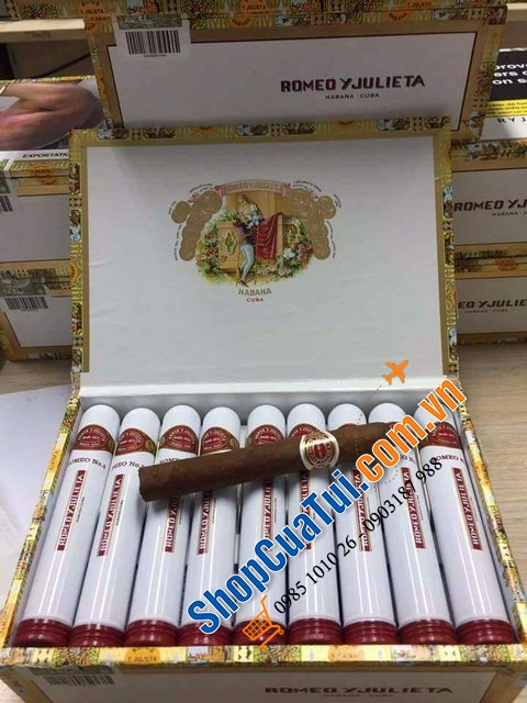 Xì gà Romeo Y Julieta Romeo No.2 Tubos – Hộp 25 điếu