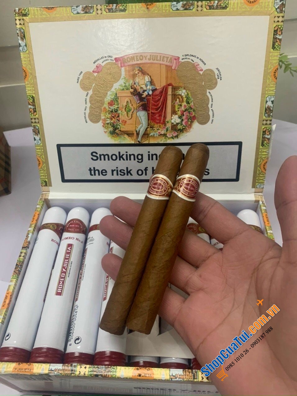 Xì gà Romeo Y Julieta Romeo No.2 Tubos – Hộp 25 điếu