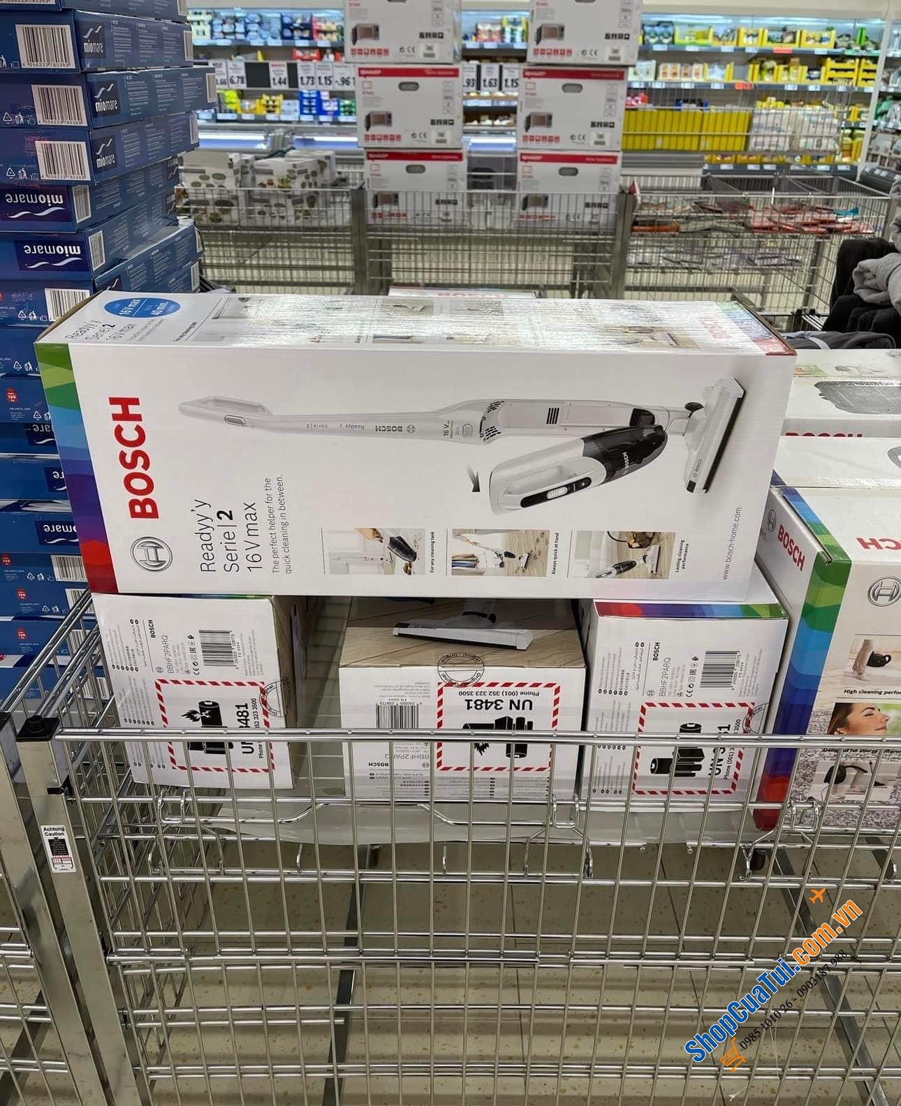 MÁY HÚT BỤI BOSCH 2IN1 BCH3P2301 MÀU TRẮNG - máy hút bụi cầm tay Bosch Readyy serie 2 20v max TRẮNG