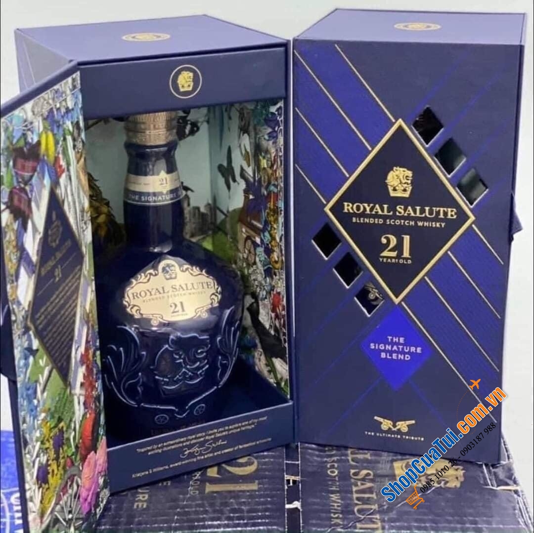 HÀNG ĐỨC: RƯỢU CHIVAS 21 ROYAL SALUTE 21 Y.O (Duty)