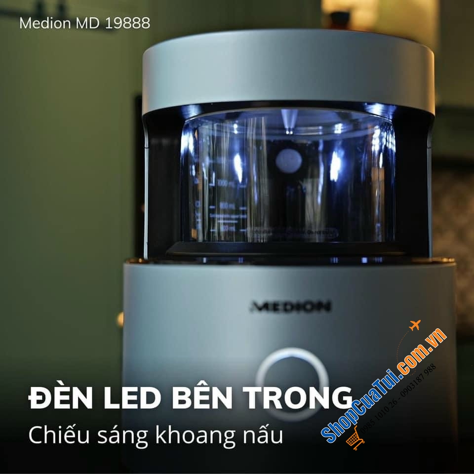 MÁY XAY SỮA HẠT MEDION MD19888 - SIÊU PHẨM CAO CẤP DÀNH CHO TÍN ĐỒ CỦA SỮA HẠT