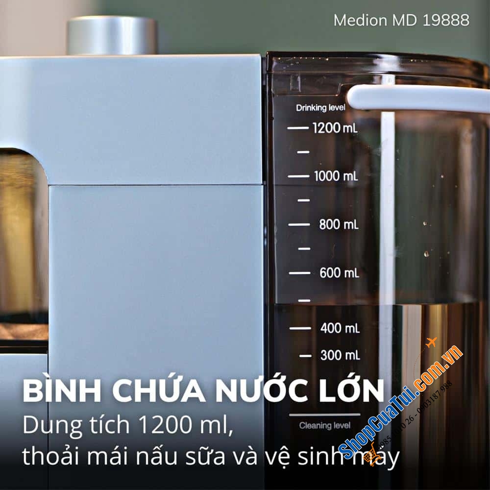 MÁY XAY SỮA HẠT MEDION MD19888 - SIÊU PHẨM CAO CẤP DÀNH CHO TÍN ĐỒ CỦA SỮA HẠT
