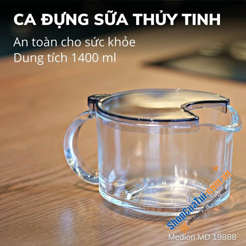 MÁY XAY SỮA HẠT MEDION MD19888 - SIÊU PHẨM CAO CẤP DÀNH CHO TÍN ĐỒ CỦA SỮA HẠT