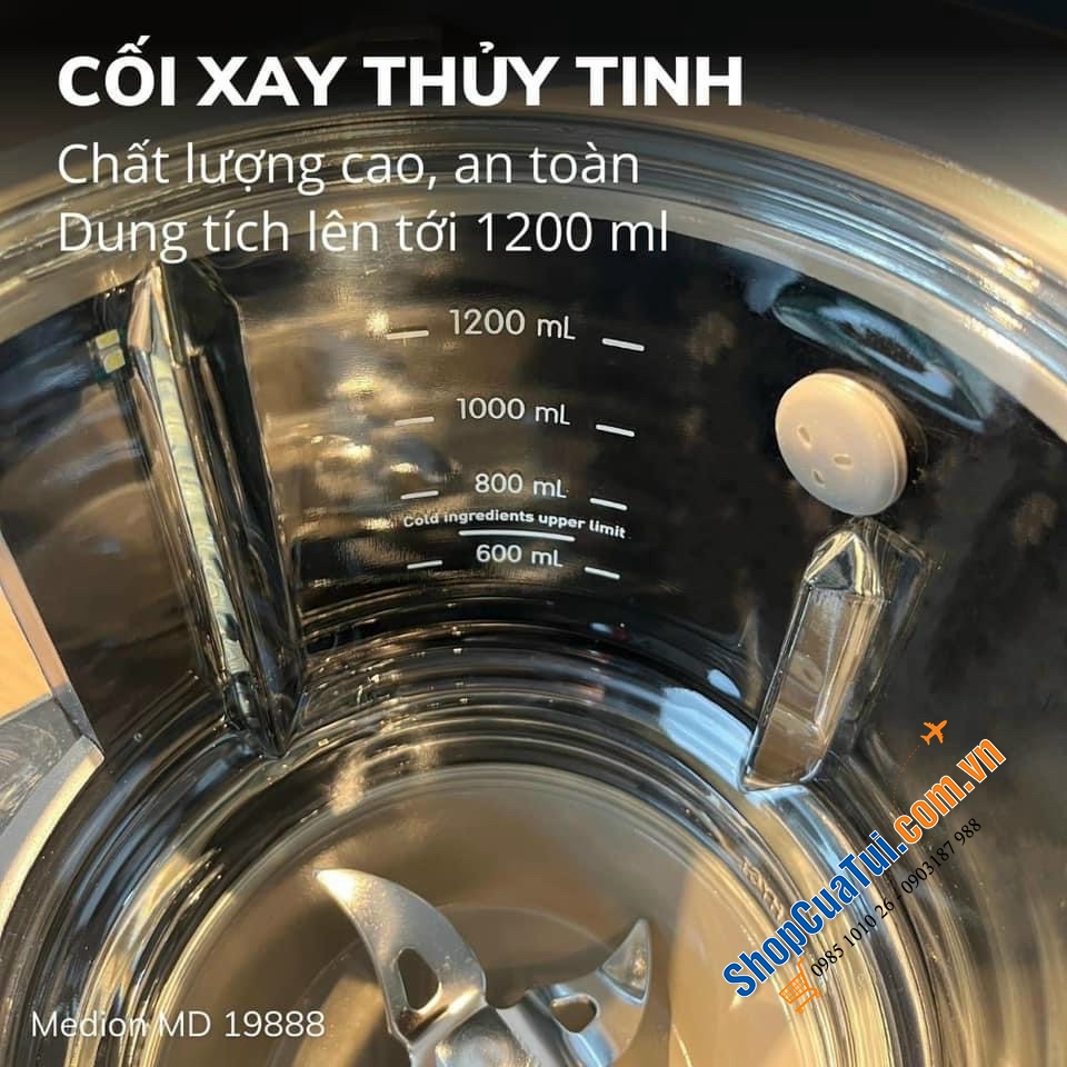 MÁY XAY SỮA HẠT MEDION MD19888 - SIÊU PHẨM CAO CẤP DÀNH CHO TÍN ĐỒ CỦA SỮA HẠT