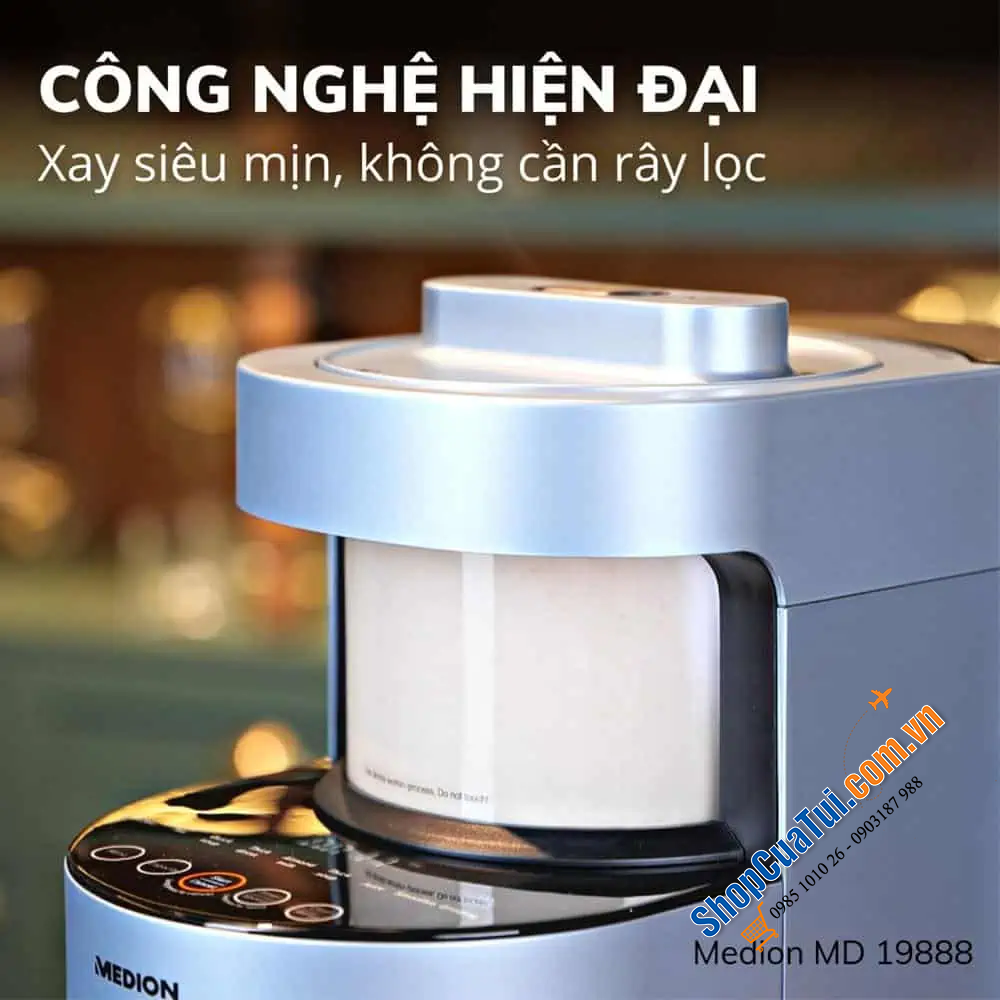 MÁY XAY SỮA HẠT MEDION MD19888 - SIÊU PHẨM CAO CẤP DÀNH CHO TÍN ĐỒ CỦA SỮA HẠT