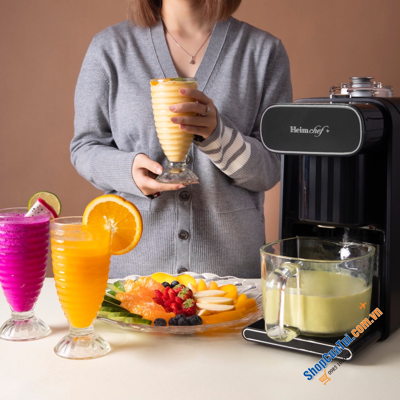 Máy làm sữa hạt Heimchef “Oh Master” Plus Pro-689, là phiên bản nâng cấp với công suất mạnh mẽ hơn của model Pro-688
