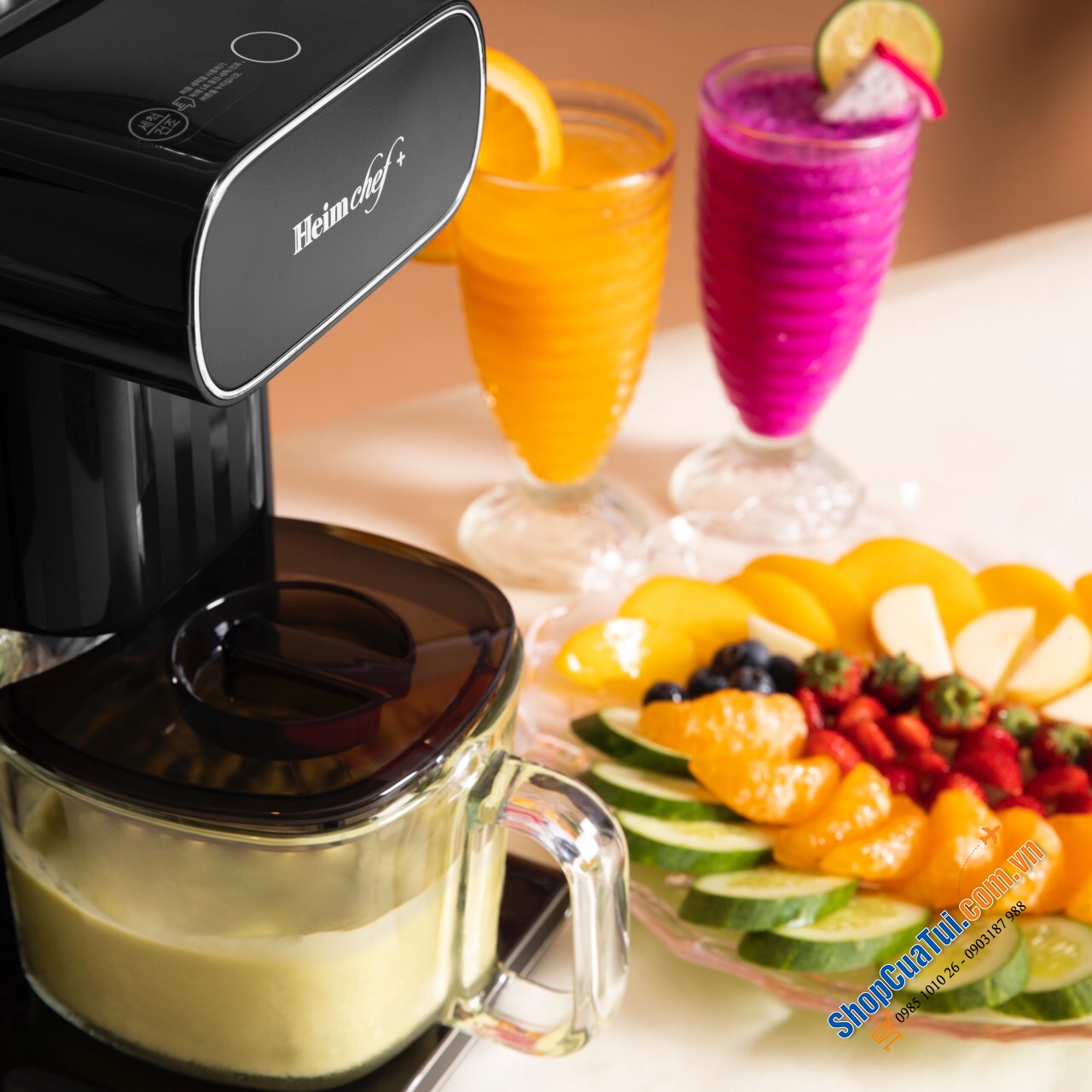 Máy làm sữa hạt Heimchef “Oh Master” Plus Pro-689, là phiên bản nâng cấp với công suất mạnh mẽ hơn của model Pro-688