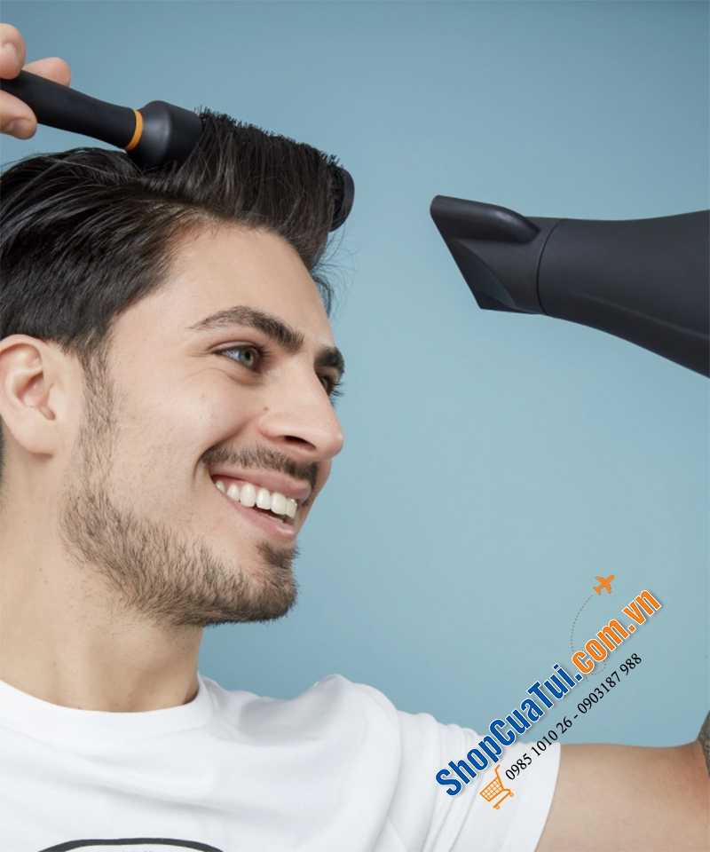 LƯỢC TRÒN SẤY TÓC TẠO KIỂU EBELIN RUNDBÜRSTE, hạn chế rụng tóc tối thiểu