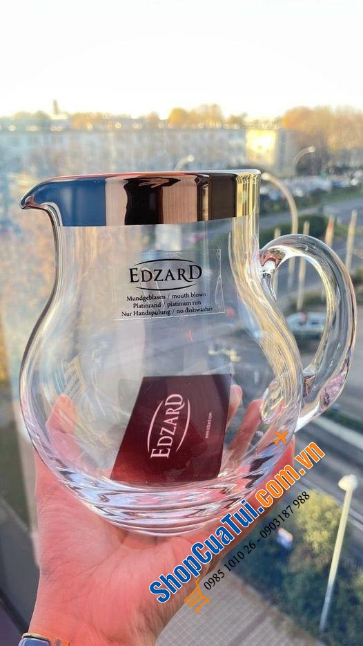 Bình đựng nước pha lê Edzard Olivia size 1 Lít