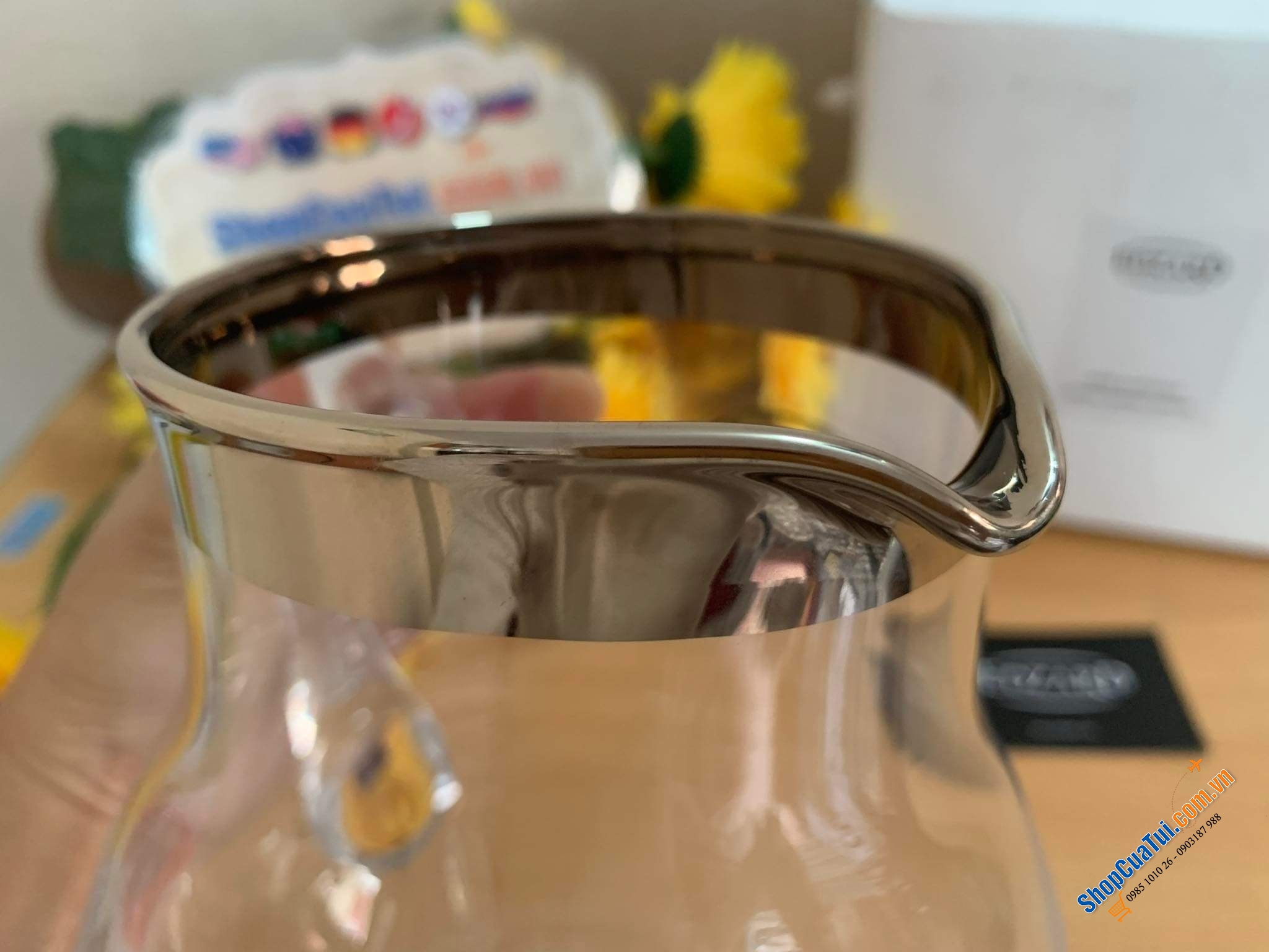 Bình đựng nước pha lê Edzard Olivia size 1 Lít