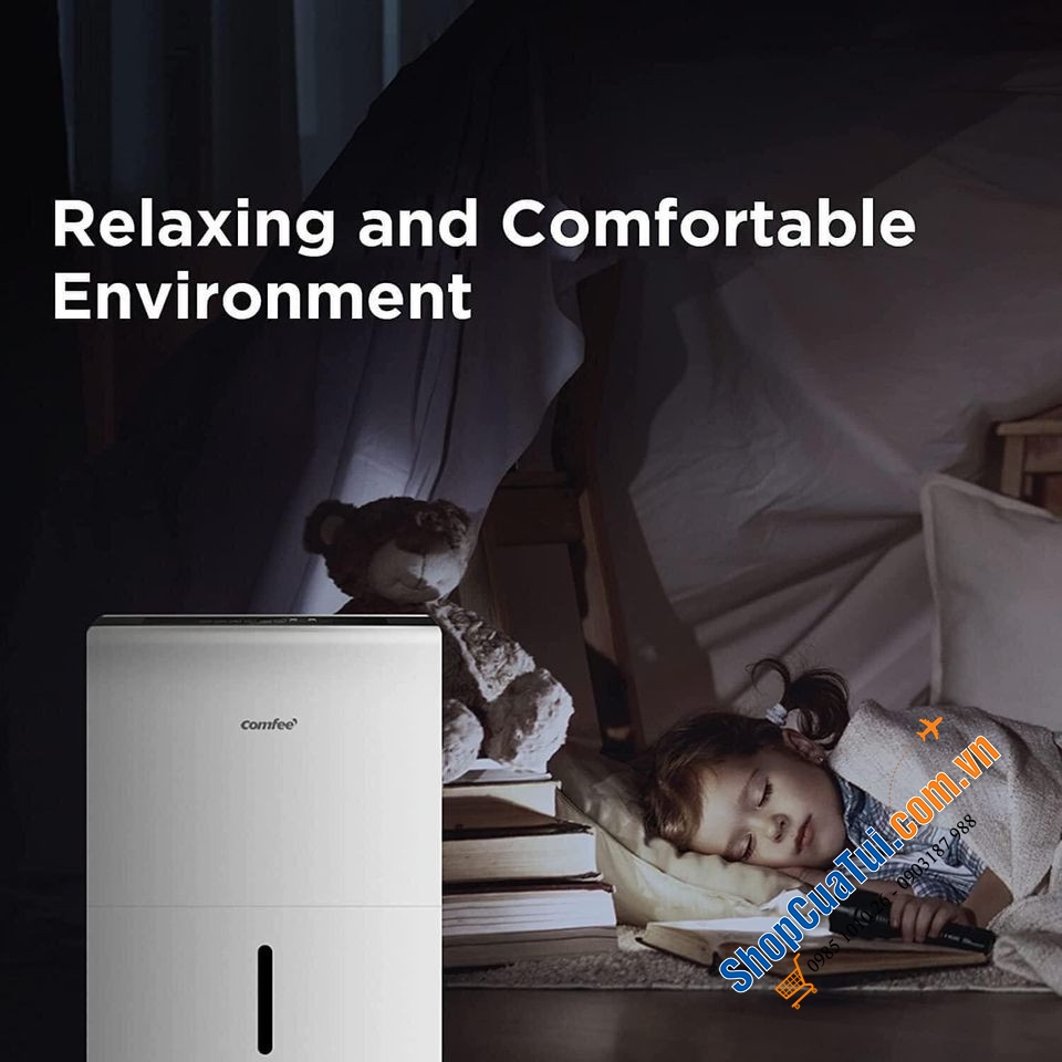 Hút ẩm comfee MDDP-50DEN7 công suất 50L - HÚT ẨM LỰC SĨ - HÚT SIÊU KHỎE với công suất 775 Watt phù hợp cho phòng diện tích lên đến 100m²