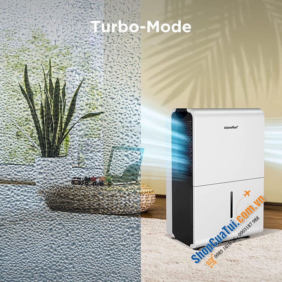 Hút ẩm comfee MDDP-50DEN7 công suất 50L - HÚT ẨM LỰC SĨ - HÚT SIÊU KHỎE với công suất 775 Watt phù hợp cho phòng diện tích lên đến 100m²