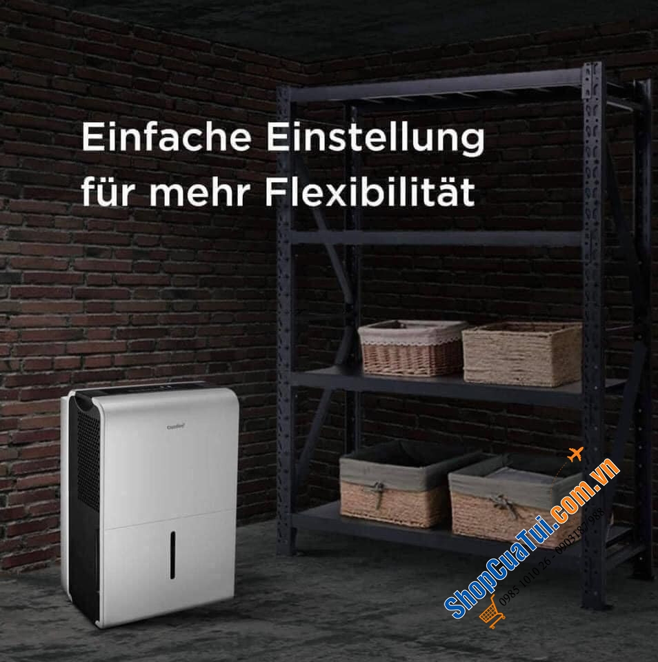 Hút ẩm comfee MDDP-50DEN7 công suất 50L - HÚT ẨM LỰC SĨ - HÚT SIÊU KHỎE với công suất 775 Watt phù hợp cho phòng diện tích lên đến 100m²