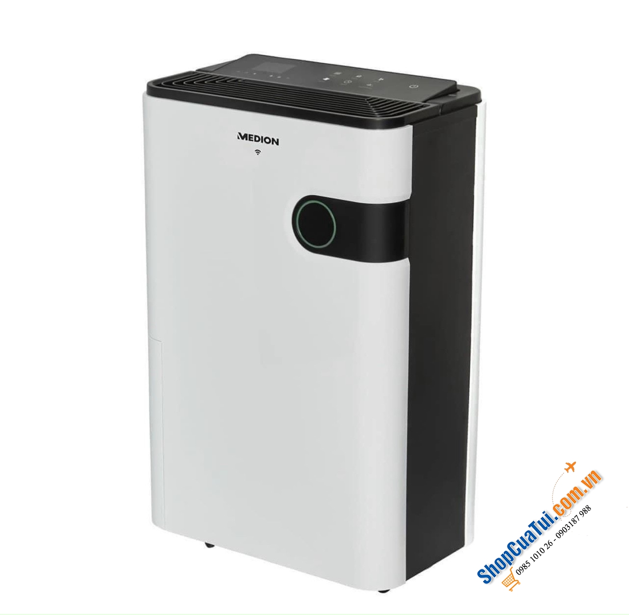 Máy hút ẩm Medion MD11132 loại 24 lít thích hợp cho các phòng tới 40m2, giúp nhà thật khô thoáng, sạch vi khuẩn