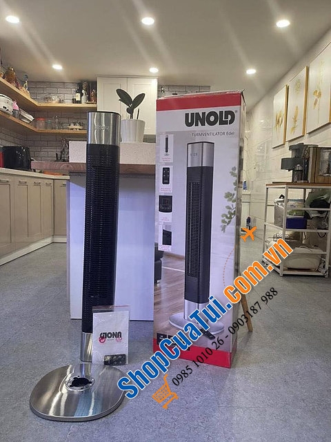 QUẠT THÁP UNOLD 86956 siêu gọn, đẹp, nội địa Đức - công suất 50w, phù hợp phòng lên tới 40m2