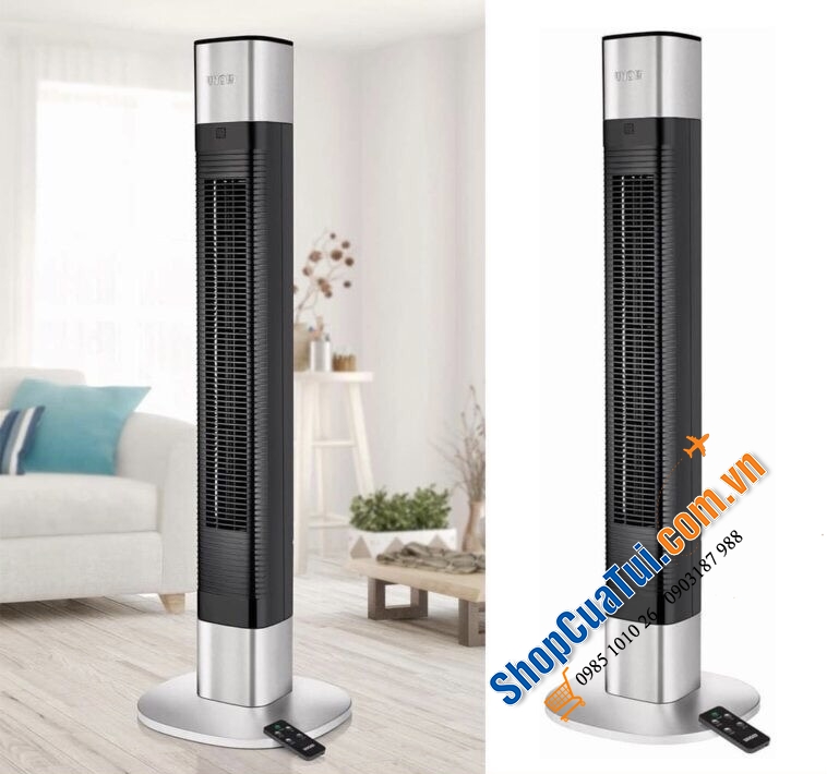 QUẠT THÁP UNOLD 86956 siêu gọn, đẹp, nội địa Đức - công suất 50w, phù hợp phòng lên tới 40m2