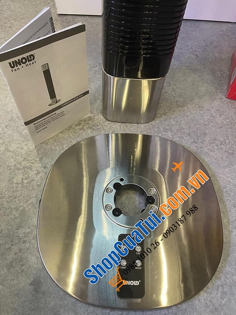 QUẠT THÁP UNOLD 86956 siêu gọn, đẹp, nội địa Đức - công suất 50w, phù hợp phòng lên tới 40m2