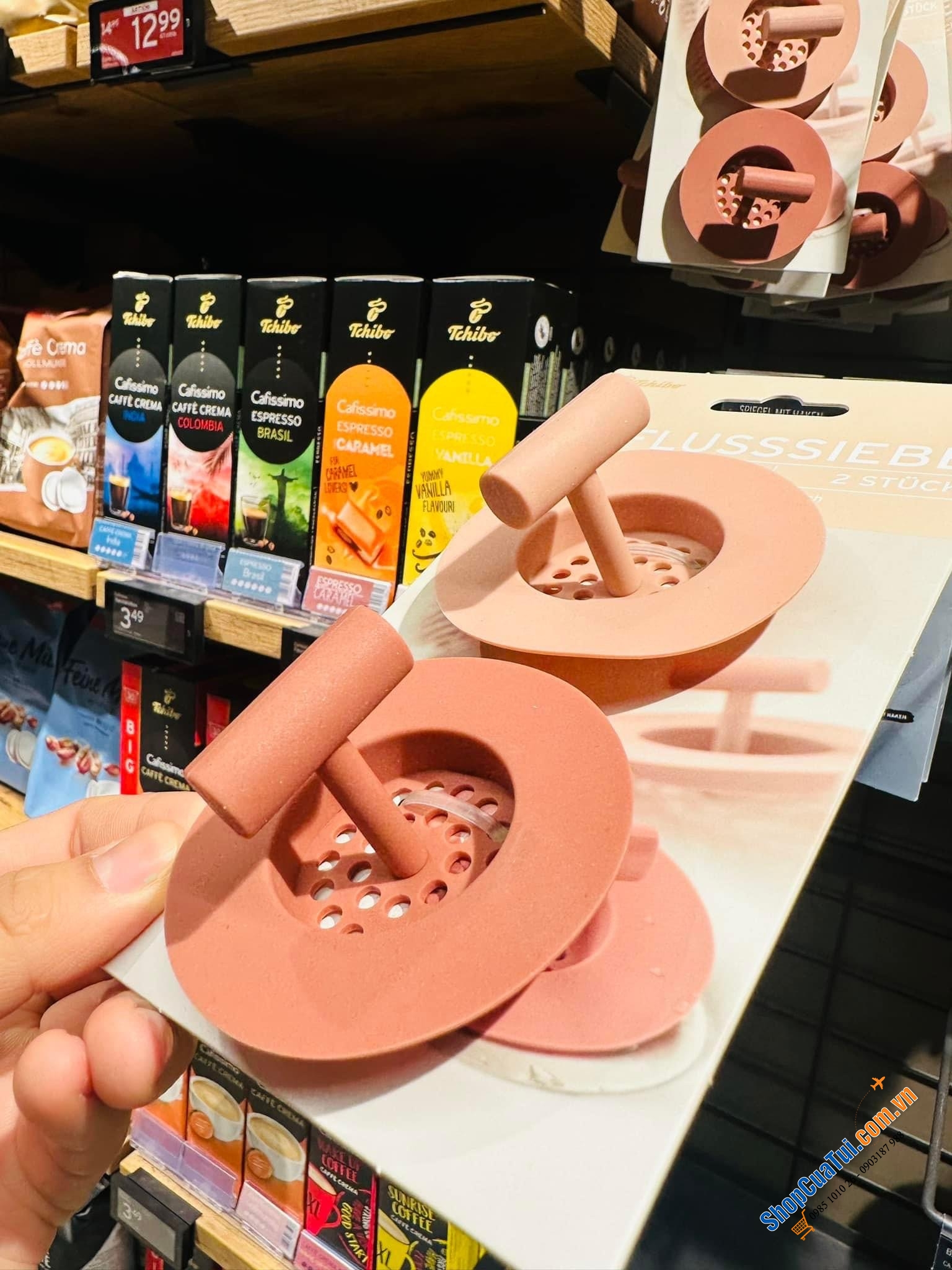 VỈ CHẮN BỒN RỬA SILICON TCHIBO.