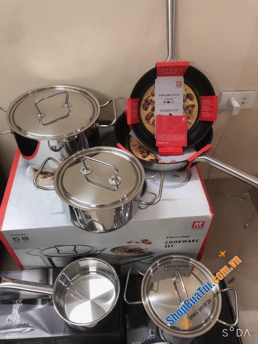 BỘ NỒI CAO CẤP ZWILLING COOWARE SET 6 MÓN