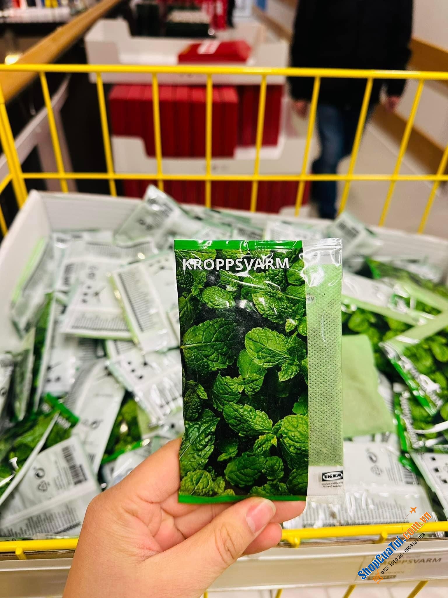 TÚI OẢI HƯƠNG - BẠC HÀ  KHÔ IKEA.