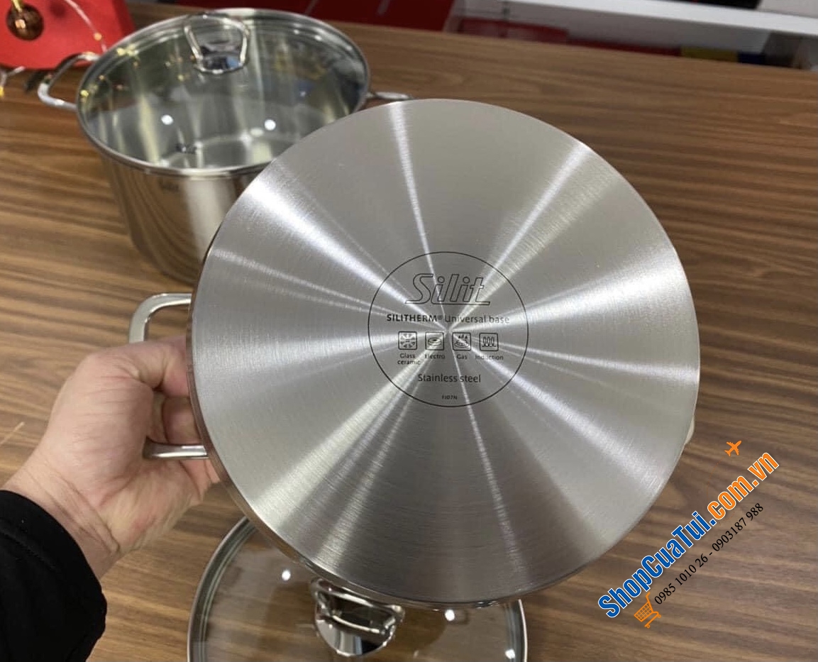 BỘ NỒI 3 MÓN SILIT CAPRO gồm 2 nồi 1 quánh