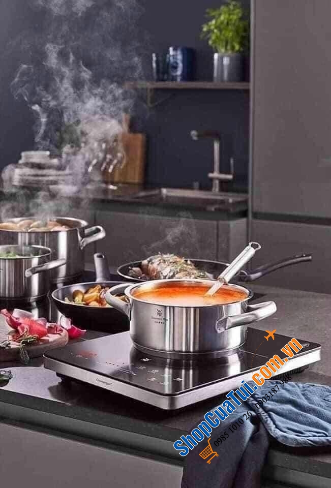 Bộ Nồi WMF Gourmet Plus 5 Món - mua lần dùng mãi mãi - WMF Topf-Set Gourmet Plus 5tlg, Made in Germany