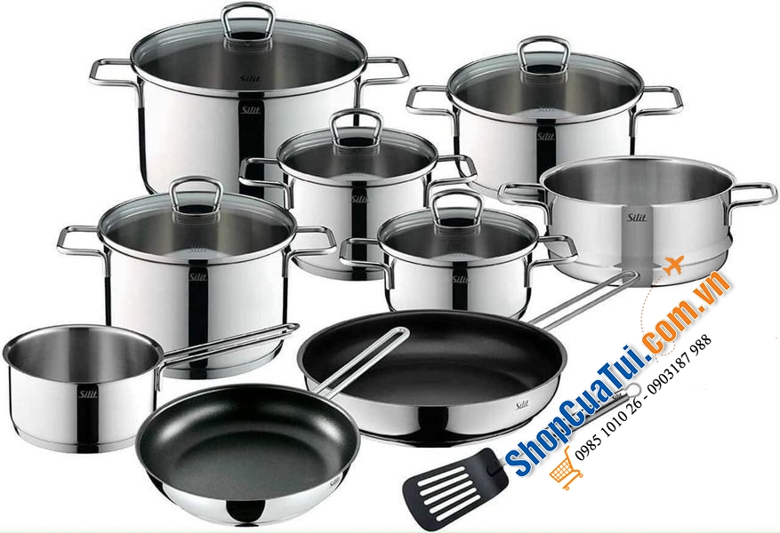 Bộ nồi Silit Alicante 10 món dòng mới nhất của serie nồi 10 Silit