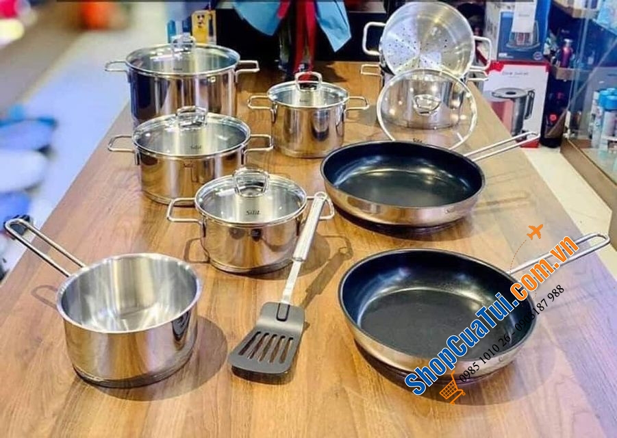 Bộ nồi Silit Alicante 10 món dòng mới nhất của serie nồi 10 Silit