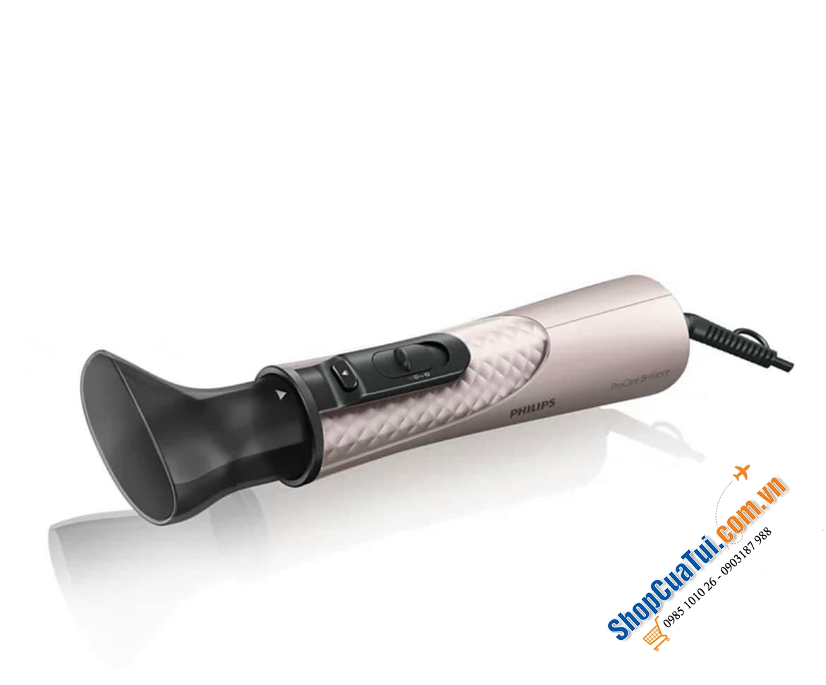Máy sấy tóc, Bộ lược sấy và tạo kiểu tóc Philips BHA530/00 5in1 với 5 phụ kiện giúp sấy khô và tạo kiểu tóc đa dạng, chăm sóc tóc bóng mượt hoàn hảo nhờ chức năng ion hoá