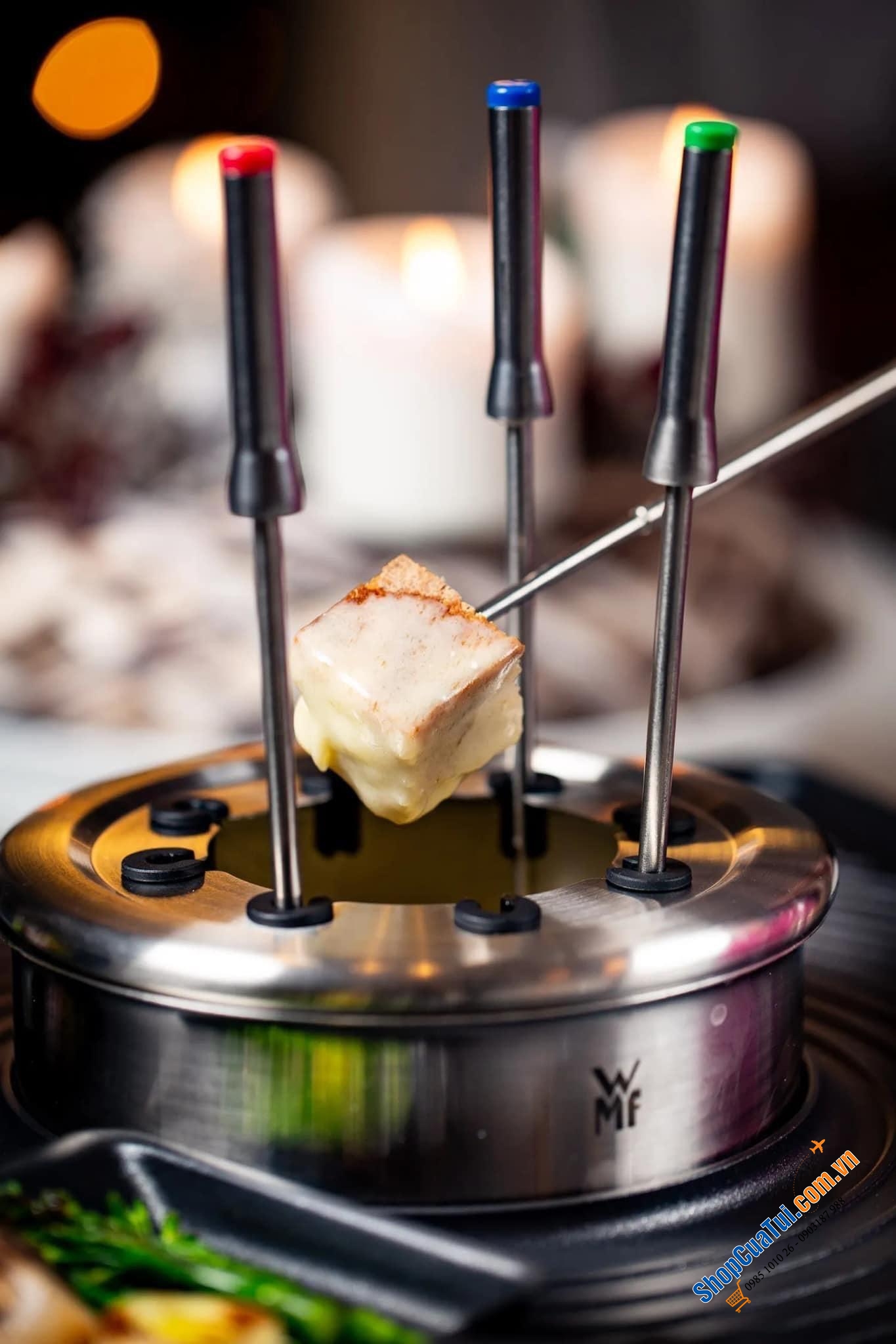 Model mới: Bếp nướng kiêm lẩu WMF Lumero  Gourmet Station đa năng 3in1 1800W