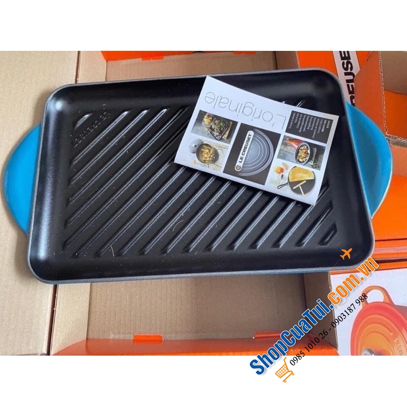 CHẢO - KHAY NƯỚNG LE CREUSET 32x22 cm.