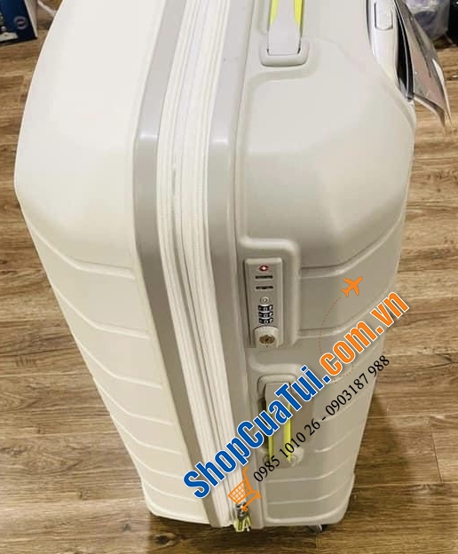 VA LI 2 MÀU 2 MẶT SIÊU HOT HIT: VALI SAMSONITE FREEFORM SIZE 20 INCH CABIN (MẶT TRƯỚC TRẮNG, MẶT SAU GHI)